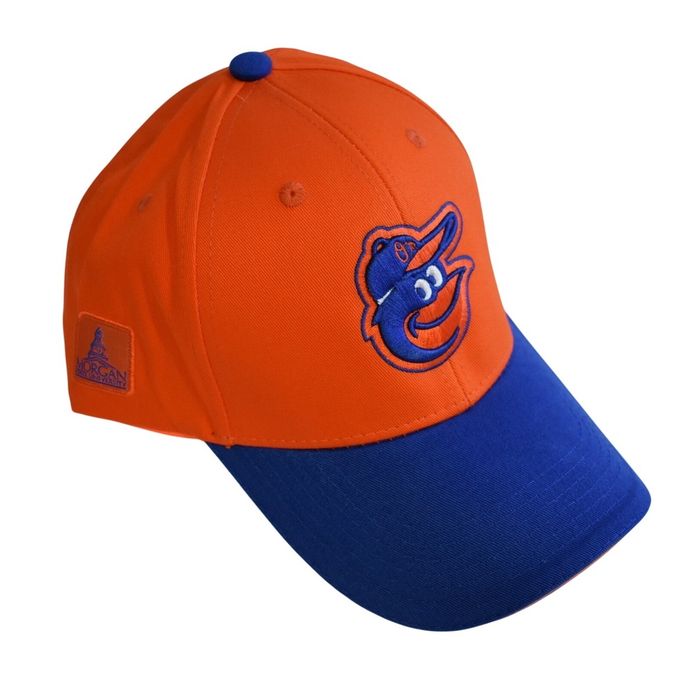 Baltimore Orioles Giveaway Hat Mens Orange Blue Snapback Morgan State University